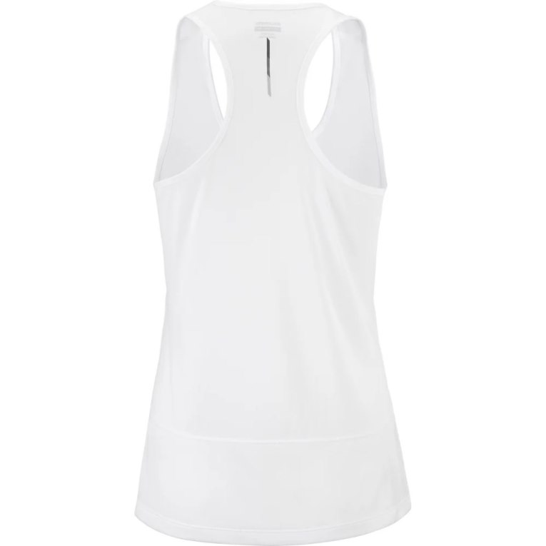 White Salomon Cross Run Women's Tanks | PH 10756C